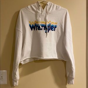 White crop sweatshirt